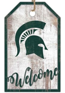 Michigan State Spartans Welcome Team Tag Sign