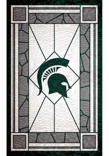 Michigan State Spartans Stained Glass Sign