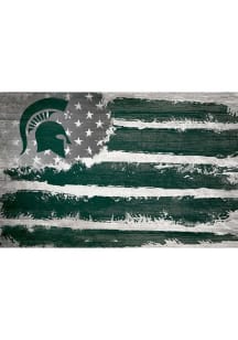 Michigan State Spartans Flag 17x26 Sign