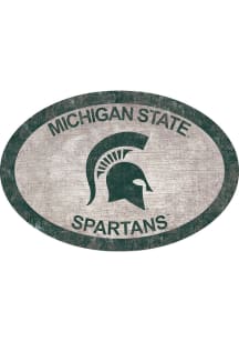Michigan State Spartans 46 Inch Oval Team Sign