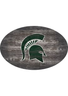 Michigan State Spartans 46 Inch Distressed Wood Sign