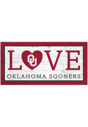 Oklahoma Sooners 6X12 Love Sign