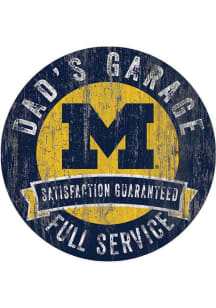 Michigan Wolverines Dads Garage Sign