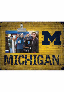Michigan Wolverines Team Clip Picture Frame