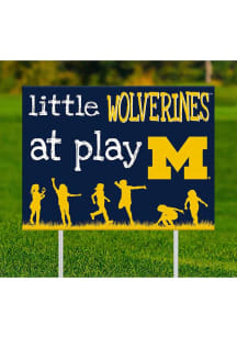 Michigan Wolverines Little Fans at Play Yard Sign