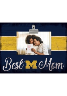 Michigan Wolverines Best Mom Clip Picture Frame