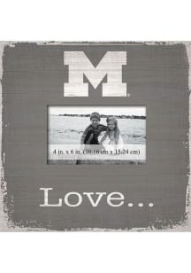 Michigan Wolverines Love Picture Picture Frame