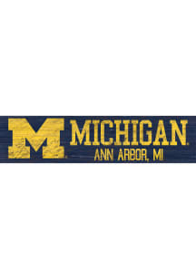 Michigan Wolverines 6x24 Sign