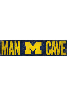 Michigan Wolverines Man Cave 6x24 Sign