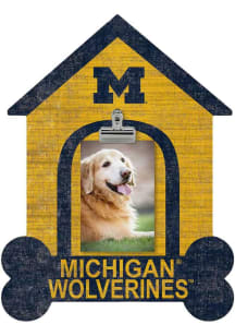 Michigan Wolverines Dog Bone House Clip Picture Frame