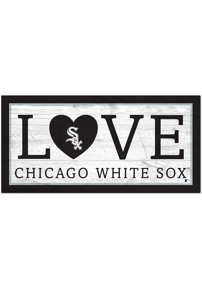 Chicago White Sox 6X12 Love Sign