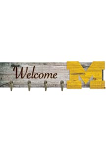 Michigan Wolverines Coat Hanger Sign