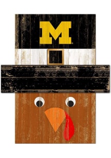 Michigan Wolverines Turkey Head Sign