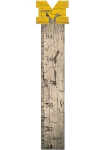 Michigan Wolverines Growth Chart Sign