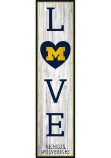 Michigan Wolverines 48 Inch Love Leaner Sign