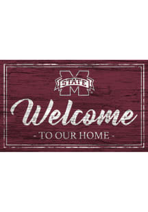 Mississippi State Bulldogs Welcome to our Home 6x12 Sign