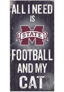 Mississippi State Bulldogs Football and My Cat Sign