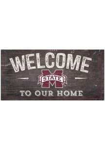 Mississippi State Bulldogs Welcome Distressed Sign