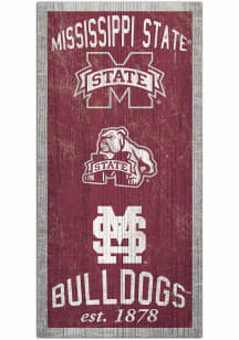 Mississippi State Bulldogs Heritage 6x12 Sign
