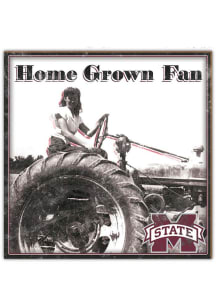 Mississippi State Bulldogs Aluminum Can Sign
