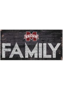 Mississippi State Bulldogs Family 6x12 Sign