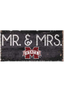 Mississippi State Bulldogs Mr and Mrs Sign