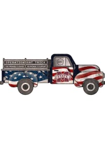 Mississippi State Bulldogs OHT Truck Flag Cutout Sign