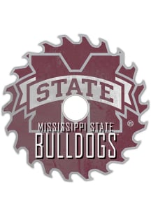 Mississippi State Bulldogs Rust Circular Saw Sign