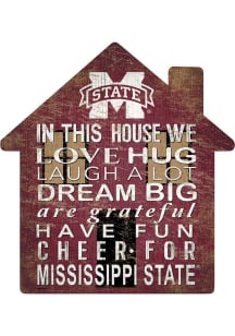 Mississippi State Bulldogs 12 inch House Sign
