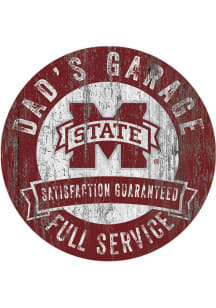 Mississippi State Bulldogs Dads Garage Sign