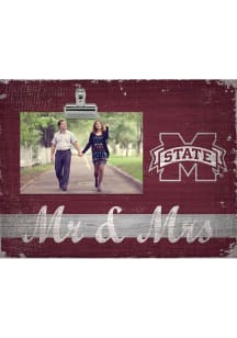 Mississippi State Bulldogs Mr and Mrs Clip Picture Frame