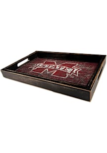 Mississippi State Bulldogs Distressed Tray Serving Tray