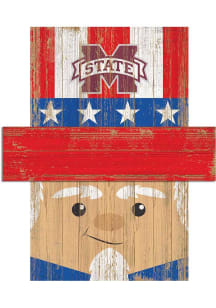 Mississippi State Bulldogs Patriotic Head Sign