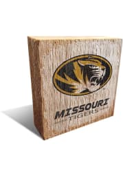 Missouri Tigers Team Logo Block Sign