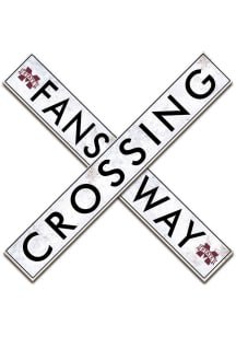 Mississippi State Bulldogs 48 Inch Fans Way Crossing Wall Art