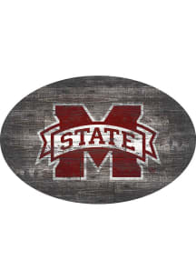 Mississippi State Bulldogs 46 Inch Distressed Wood Sign