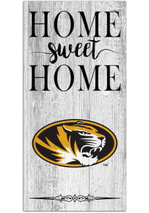 Missouri Tigers Home Sweet Home Whitewashed Sign