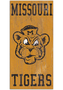 Missouri Tigers Heritage Logo 6x12 Sign