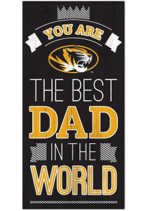 Missouri Tigers Best Dad in the World Sign