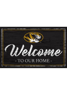 Missouri Tigers Welcome to our Home 6x12 Sign