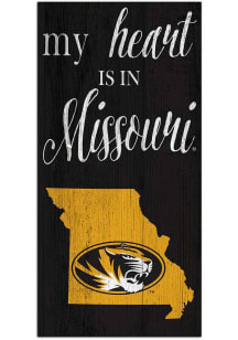 Missouri Tigers My Heart State Sign