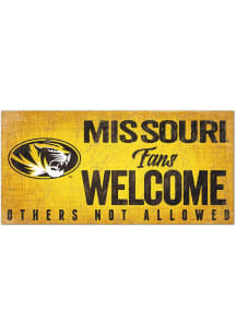 Missouri Tigers Fans Welcome 6x12 Sign