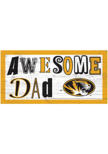 Missouri Tigers Awesome Dad Sign