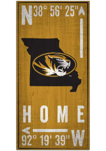 Missouri Tigers Coordinate Sign