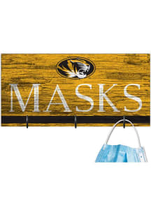Missouri Tigers Team Color Mask Holder Sign