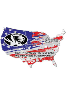 Missouri Tigers OHT USA Shape Cutout Sign