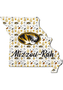 Missouri Tigers Floral State Sign