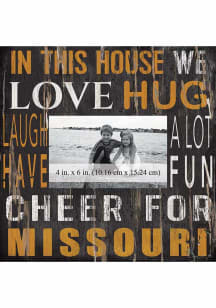 Missouri Tigers In This House 10x10 Picture Frame