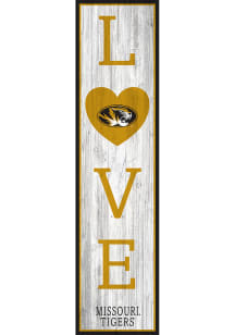 Missouri Tigers 24 Inch Love Leaner Sign