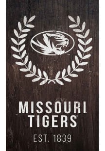 Missouri Tigers Laurel Wreath Sign